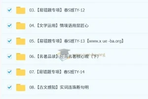 2025初三春下人文创作自主学习TY·S 语文密训课程