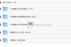 杨藩博士汉字硬笔书写速成课（完整版）