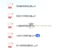 四六级考前冲刺：翻译作文预测与高频话题词汇合集