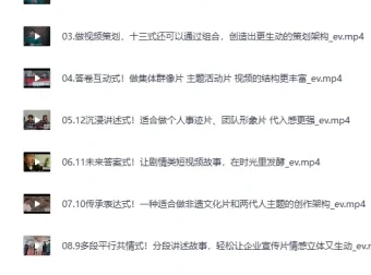 B站付费课程 – 六斗米短视频脚本文案策划十三式（完结）[MP4]