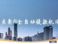 头条AI自动提款机项目全套实操课程，零基础复制粘贴，稳定月入5000+