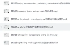16堂顶级外教实用口语课，告别哑巴英语轻松开口说