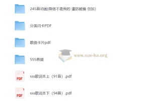 英语启蒙磨耳朵神器！SSS儿歌全套视频+音频+打卡计划+闪卡资源包