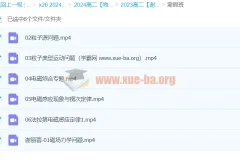 2024高中物理高二寒假班 谢丽荣精讲电磁感应与粒子运动