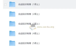 2025秋小学语文1-6年级全品知识梳理，单元+期末复习版PDF合集
