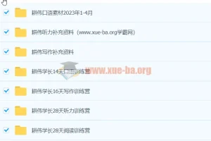 2023年耕伟学长雅思听说读写全科训练营合集