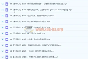 2024高三高考数学小题狂刷营1.0 树成林 二轮复习专题突破课程