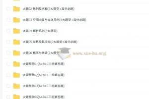 冲刺2025高考数学大题突破+限时集训（新高考专用）全套精做资料