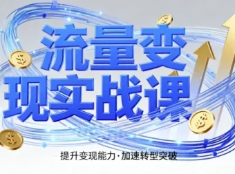 流量变现实战课：4步入局系统教学，助你实现时间价值10倍跃升