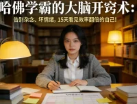 哈佛学霸心智训练课：15天告别杂念与坏情绪，重塑高效大脑