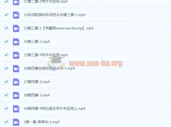 2023专升本英语语法冲刺课（完结）大雁刘晓燕精讲