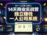 AI×一人公司14天商业实战营：从0到1搭建你的AI驱动赚钱系统