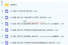 2024高中数学高二春季班 韩佳伟A+课程 含课堂笔记