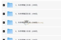 小象科学中小学科学实验启蒙课 1-9年级全套视频课程