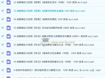 一数高中数学基础合集与使用方法 系统课程+讲义全收录