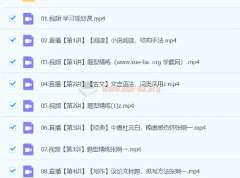 2024高一语文春季班 张炯一主讲 同步课程含课堂笔记