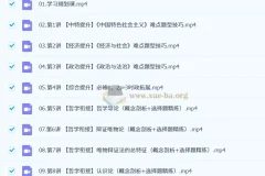 2027高中高二政治 周峤矞 暑假班