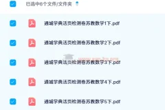 24春通城学典活页检测卷数学1-6年级下册（人教版/苏教版/北师大版）PDF合集
