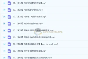 于冲2026高三高考物理二轮复习课程 电磁学专题精讲