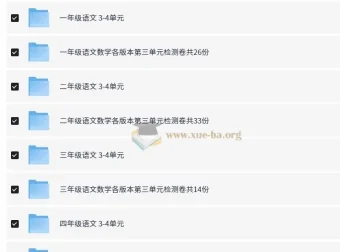 1-6年级下册单元检测卷合集 快乐学习报同步教辅资料