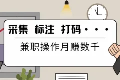 线上数据兼职实操教程合集：采集、标注、打码全流程培训与配套软件