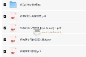 名家钢笔硬笔字帖合集，初中生练字必备资料