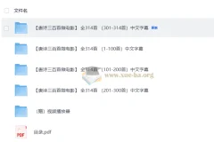 唐诗三百首微电影314集全 儿童国学启蒙动画视频课程 跟着电影学古诗