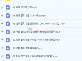 2024高一化学 林森化学S寒假班 视频课程+配套讲义笔记
