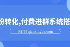 S粉转化付费进群系统搭建教程，私域变现日入500+实操指南