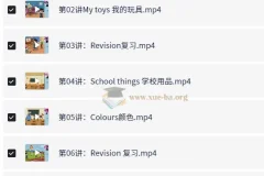 小学英语二年级暑假提升课程 张婷婷精讲10讲