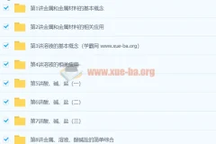 中考化学一轮复习：考点拔高串讲精讲课程