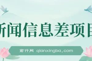 新闻信息差变现项目，多平台操作指南，新手也能轻松上手
