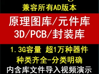 Altium Designer 3D封装库合集：原理图库/PCB封装/3D模型一站式打包
