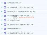 李爽数学2024初二数学A+寒假班（春上）全套课程资源