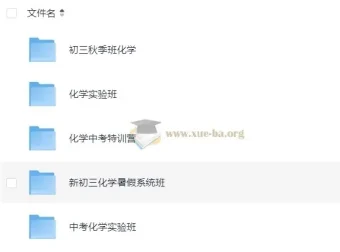 初中化学全国通用视频课程合集 系统精讲与专项突破