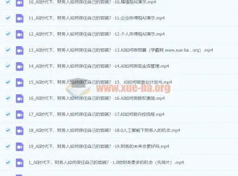 AI+财务人员进阶必修课二合一视频打包课，财务人转型与增值实战指南