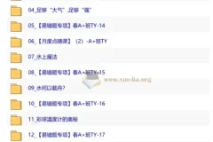2026初二春下自然科学自主学习TY·A+班何勇全课程视频+讲义+笔记