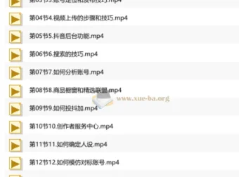短视频+直播带货实操课，从账号搭建到变现全流程（90节）