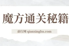 魔方通关秘籍网课全套资料，单利润39.9的冷门副业玩法