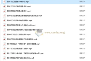 宋大大影摄实战教学30课：从对焦到调色，彻底告别“不会拍照”的尴尬