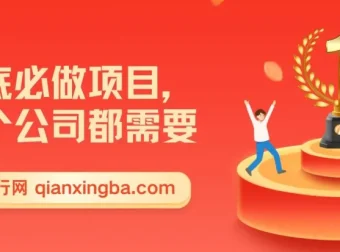 年底企业刚需项目实操教程，零成本启动抢占年前风口