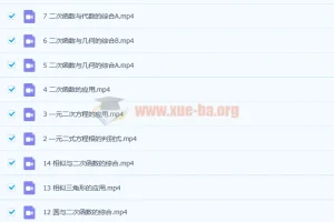 梁朝中《中考压轴200题》14讲 中考数学冲刺提分课程
