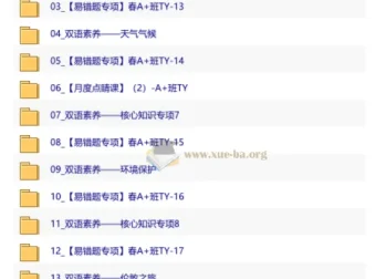 2026初一春下双语素养自主学习TY·A+班 张宇菲崔晓凡主讲