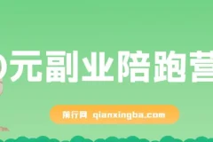 0元副业陪跑营：即梦、醒图、网盘、小说推文免费手把手教学