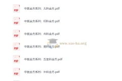 中医金方系列电子书 儿科/妇科/内科/男科等七科PDF资料合集