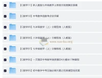初中数学精品资料合集 中考复习专题突破与同步练习