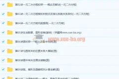 九年级数学同步基础预习+巩固 人教版20讲全一册