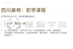 麻将高手进阶实战技巧大全：从入门到精通视频教程