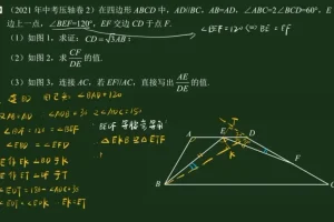 王若钊初中数学相似专题精讲视频课程