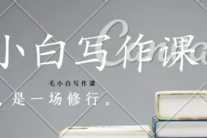 毛小白写作课：从入门到变现的系统写作实战指南